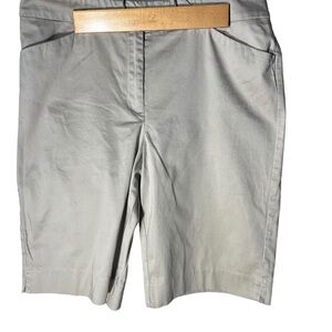 AK Khaki colored Shorts Cotton with Spandex Stretch Sz 10 12” Inseam